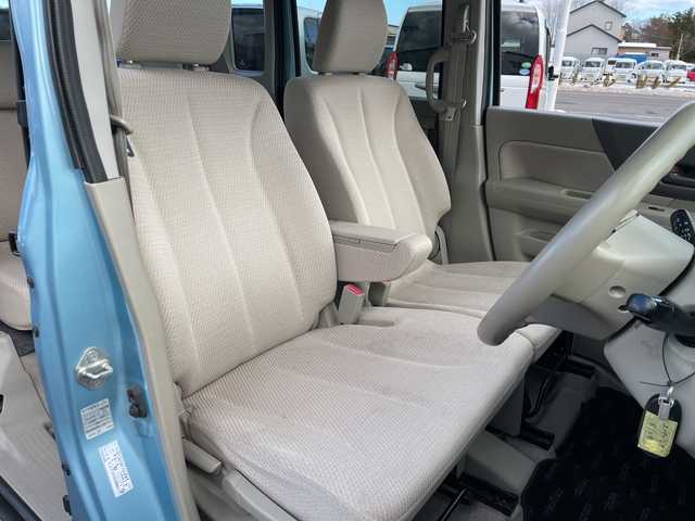 スズキ スペーシア X 青森県 2014(平26)年 11.7万km フィズブルーパールメタリック/ホワイト ４WD/社外ディスプレイオーディオ/ワンセグ/CD/DVD/D席シートヒーター/純正フロアマット/プッシュスタート/スマートキー/両側パワースライドドア