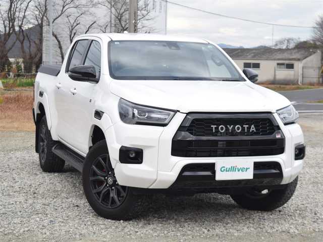 トヨタ ハイラックス Z GRスポーツ 兵庫県 2023(令5)年 1.7万km スーパーホワイトⅡ 純正ナビ/全方位カメラ/トノカバー/ETC/ドライブレコーダー前後/トヨタセーフティセンス/パドルシフト/レーダークルーズコントロール/ステアリングリモコン/スマートキー/純正アルミホイール/LEDヘッドライト