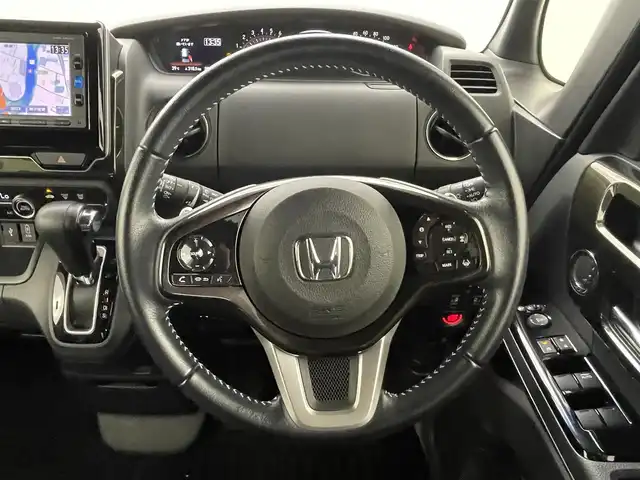 ホンダ Ｎ ＢＯＸ カスタム G L ターボ ホンダセンシング 熊本県 2017(平29)年 5.1万km シャイニンググレーM 禁煙車/純正ナビ（CD・DVD・ワンセグ・BT・USB）/レーダークルーズコントロール/ETC/バックカメラ/社外前後ドライブレコーダー/両側パワースライドドア/前後クリアランスソナー/衝突軽減ブレーキ/レーンキープアシスト/横滑り防止/アイドリングストップ/ハーフレザーシート/純正フロアマット/純正１５インチAW/オートライト/LEDヘッドライト/フォグライト/スマートキー/プッシュスタート/スペアキー1本