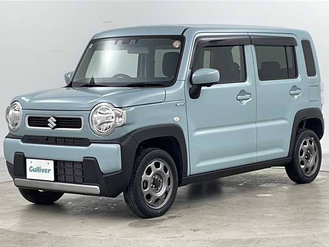スズキ ハスラー HYBRID G 道央・札幌 2020(令2)年 4.4万km オフブルーM ・4WD/・社外SDナビ&フルセグ＆DVD＆CD＆BT/・寒冷地仕様/・全方位カメラ/・デュアルブレーキサポート/・ダウンヒルアシストコントロール/・レーンキープアシスト/・コーナーセンサー/・オートマチックハイビーム/・オートライト/・ヘッドライトレベライザー/・シートヒーター/・ミラーヒーター/・SNOWスイッチ/・グリップコントロールスイッチ/・ステアリングスイッチ/・プッシュスタート/・スマートキー/・ドアバイザー/・アイドリングストップ/・横滑り防止/・電格ミラー