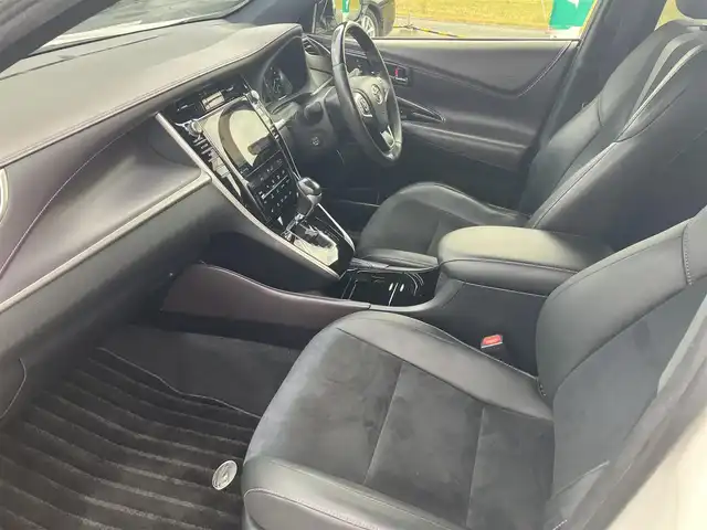 トヨタ ハリアー ハイブリッド プレミアム アドバンスド スタイルモーヴ 広島県 2015(平27)年 15.1万km ホワイトパールクリスタルシャイン ワンオーナー/メーカナビ・フルセグTV/ハーフレザーシート/パワーシート・シートヒーター/パノラミックビューモニター/プリクラッシュセーフティー/LEDオートライト/JBLサウンドシステム/パワーバックドア/クルーズコントロール/スマートキー