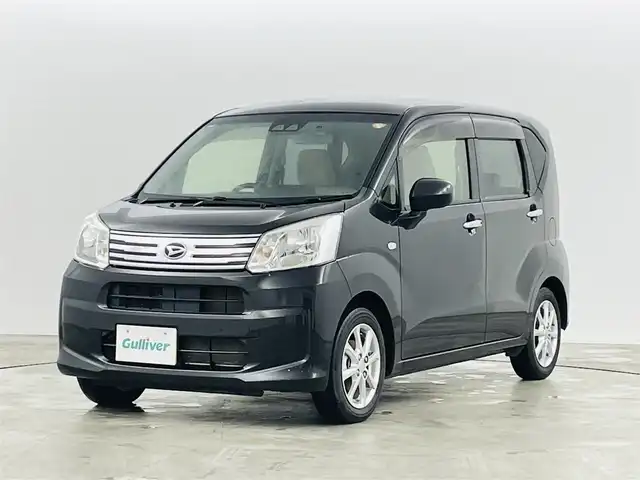 ダイハツ ムーヴ X SAⅢ 福島県 2018(平30)年 1.9万km ブラックマイカメタリック スマートアシストIII/・衝突警報機能/衝突回避支援ブレーキ機能/・誤発進抑制制御機能（前方・後方）/・車線逸脱警報機能/・オートハイビーム/・先行車発進お知らせ機能/４WD/純正ナビ/・型番：NMZK-W68D/・フルセグ/CD/DVD/AM/FM/USB/・バックカメラ/純正ナビ連動ドライブレコーダー/ステアリングスイッチ/D席シートヒーター/純正フロアマット/ドアバイザー/オートライト/スマートキー/・プッシュスタート/スタッドレスタイヤ積込/・１５５・６５R14：４ｍｍ：2018年製