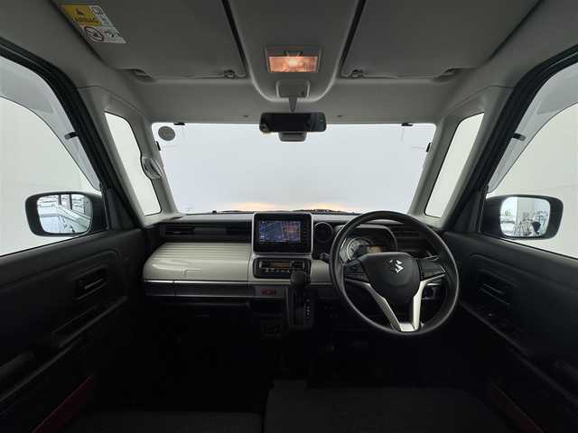スズキ スペーシア HYBRID X 愛知県 2018(平30)年 1.7万km 緑 純正ナビ/全方位カメラ/シートヒーター/両側パワースライドドア/ヘッドアップディスプレイ/DVD再生可能/USB端子入力/純正フロアマット/レーンアシスト/オートライト/ドアバイザー
