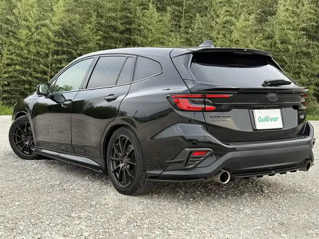 スバル レヴォーグ 1．8STIスポーツ EX 兵庫県 2021(令3)年 2万km クリスタルブラックシリカ STIマフラー/社外車高調/STIエアロ（F/S/RU）/STI18インチ鍛造AW/パワーバックドア/純正ナビ/バックカメラ/左サイドカメラ/ETC/エンジンスターター/レーダークルーズ&レーンキープ/ブラインドスポットモニター/ドラレコ