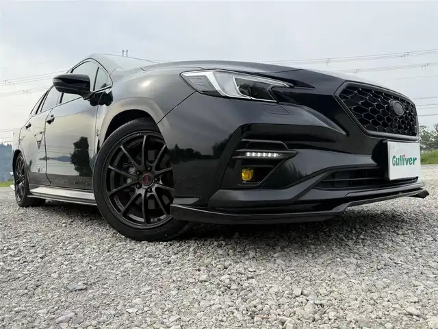 スバル レヴォーグ 1．8STIスポーツ EX 兵庫県 2021(令3)年 2万km クリスタルブラックシリカ STIマフラー/社外車高調/STIエアロ（F/S/RU）/STI18インチ鍛造AW/パワーバックドア/純正ナビ/バックカメラ/左サイドカメラ/ETC/エンジンスターター/レーダークルーズ&レーンキープ/ブラインドスポットモニター/ドラレコ