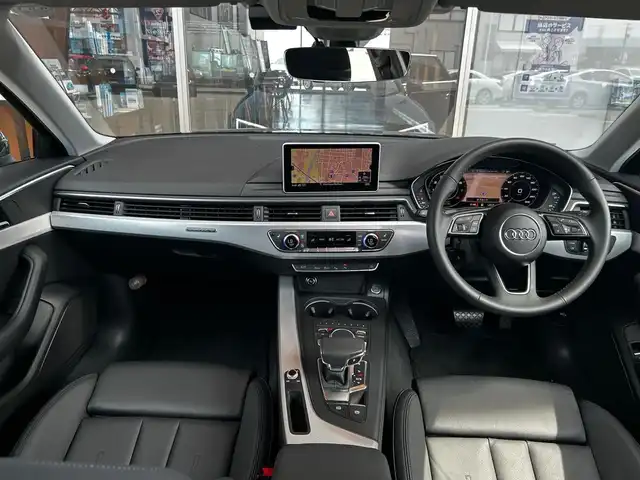 アウディ Ａ４ アバント 45TSFIクワトロ マイスターシュトック 富山県 2019(令1)年 1万km 黒 HDDナビ/フルセグテレビ/360°カメラ/Bluetooth接続/AM/FMラジオ/CD再生/アイドリングストップ/プッシュスタート/純正前後ドラレコ/ACC/パワーバックドア/ETC2.0/D/N席シートヒーター/バーチャルコックピット/クワトロ