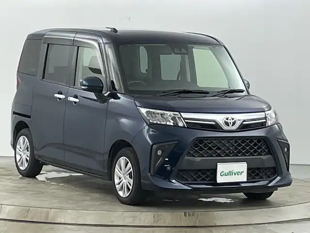 トヨタ ルーミー G 愛知県 2021(令3)年 3.1万km レーザーブルークリスタルシャイン 純正9インチディーラーオプションナビ/（Bluetooth・フルセグ・USB・SD）/パノラミックビューモニター/スマートアシスト/・衝突軽減ブレーキ/・オートマチックハイビーム/・レーンキープアシスト/クリアランスソナー/ビルトインETC/D+N席シートヒーター/両側パワースライドドア/アイドリングストップ/LEDヘッドライト/フロアマット/ドアバイザー/プッシュスタート/スマートキー/横滑り防止装置