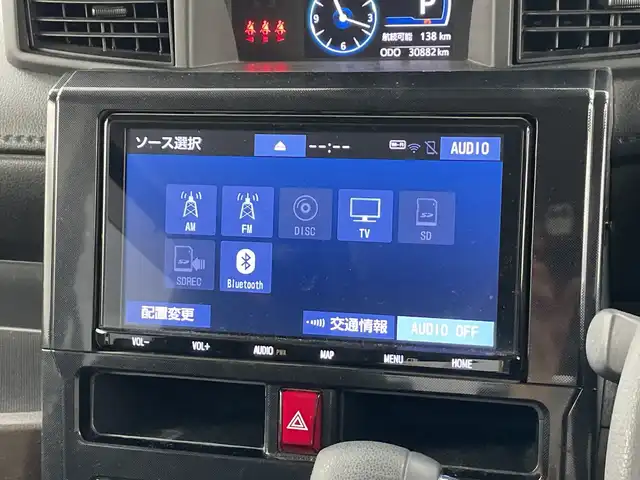 トヨタ ルーミー G 愛知県 2021(令3)年 3.1万km レーザーブルークリスタルシャイン 純正9インチディーラーオプションナビ/（Bluetooth・フルセグ・USB・SD）/パノラミックビューモニター/スマートアシスト/・衝突軽減ブレーキ/・オートマチックハイビーム/・レーンキープアシスト/クリアランスソナー/ビルトインETC/D+N席シートヒーター/両側パワースライドドア/アイドリングストップ/LEDヘッドライト/フロアマット/ドアバイザー/プッシュスタート/スマートキー/横滑り防止装置