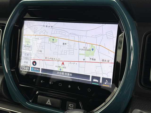 スズキ ハスラー HYBRID X 大分県 2020(令2)年 3.9万km デニムブルー ガンメタリック 2トーン ・純正ナビ(CD/DVD/BT/USB/CarPlay)/・全方位カメラ/・フルセグテレビ/・デュアルカメラブレーキ/・リアセンサー/・ドライブレコーダー/・ETC/・オートハイビーム/・ステアリングリモコン/・シートヒーター/・スマートキー/・プッシュスタート/・純正アルミホイール