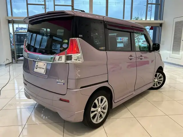 スズキ ソリオ HV MZ Dカメラ ブレーキS 埼玉県 2015(平27)年 4.7万km クォーツピンクM デュアルブレーキサポート/純正メモリナビ/　　CD/BT/USB/フルセグ/全方位カメラ/両側パワースライドドア/HIDオートライト/純正１５インチアルミホイール/前後ドライブレコーダー/シートヒーター/ステアリングスイッチ/スマートキー２本/ビルトインＥＴＣ