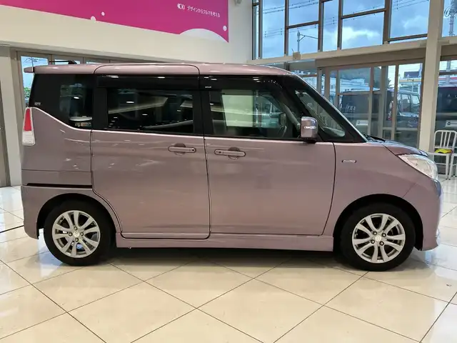 スズキ ソリオ HV MZ Dカメラ ブレーキS 埼玉県 2015(平27)年 4.7万km クォーツピンクM デュアルブレーキサポート/純正メモリナビ/　　CD/BT/USB/フルセグ/全方位カメラ/両側パワースライドドア/HIDオートライト/純正１５インチアルミホイール/前後ドライブレコーダー/シートヒーター/ステアリングスイッチ/スマートキー２本/ビルトインＥＴＣ