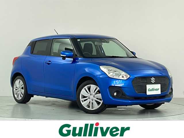 スズキ スイフト XL 大阪府 2017(平29)年 4.3万km スピーディーブルーM 禁煙車/衝突軽減ブレーキ/　・誤発進抑制機能/　・車線逸脱抑制機能/社外メモリーナビ[AVIC-RZ300]/　CD/DVD/AM/FM/ワンセグ/Bluetooth/バックカメラ/オートライト/フォグランプ/ライトレベライザー/レーダークルーズコントロール/スマートキー/ETC/純正フロアマット/パドルシフト/MTモード付AT