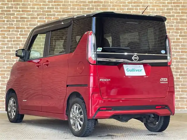 日産 ルークス HWS X プロパイロットED 岩手県 2020(令2)年 8万km スパークリングレッド/ブラック ４WD/アラウンドビューモニター/ハンズフリーパワースライドドア/プロパイロット/エマージェンシーブレーキ/レーンアシスト/アダプティブLEDヘッドライト/踏み間違い衝突防止アシスト/ソナー/横滑り防止装置/アイドリングストップ/寒冷地仕様/シートヒーター/サーキュレーター/ロールサンシェード/純正ナビ/フルセグ/ドライブレコーダー