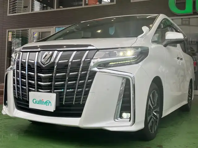 トヨタ アルファード S Cパッケージ 神奈川県 2021(令3)年 1.7万km ホワイトパールクリスタルシャイン ワンオーナー//禁煙車//純正ディスプレイオーディオ//TVキット//TVキャンセラー//純正フリップダウンモニター//両側パワースライドドア//フルセグ//パワーバックドア//パワーシート//シートヒーター//エアーシート//シートベンチレーション//バックカメラ//トヨタセーフティセンス//3眼LEDヘッドランプ//シーケンシャルターンランプ//ビルトインETC//レーダークルーズ//オートハイビーム//ステアリイングヒーター//横滑り防止//クリアランスソナー//ウッドコンビステアリング//ステアリングスイッチ//USB端子