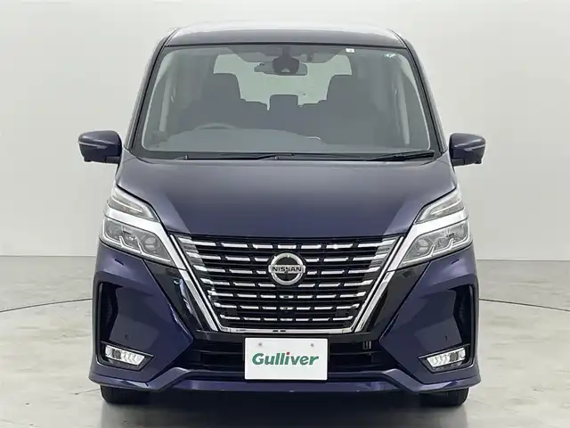 日産 セレナ ハイウェイスター V 福岡県 2020(令2)年 5.9万km アズライトブルー 後席モニター　/純正９型ナビ/フルセグTV/全方位カメラ　/純正前後ドラレコ　/ＥＴＣ　/障害物センサー　/ＡＣＣ　/エマージェンシーブレーキ　/レーンキープ　/ＢＳＷ　/パーキングアシスト　/両側電動スライドドア　/純正１６インチＡＷ