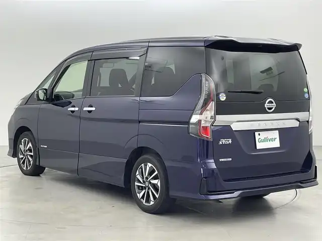 日産 セレナ ハイウェイスター V 福岡県 2020(令2)年 5.9万km アズライトブルー 後席モニター　/純正９型ナビ/フルセグTV/全方位カメラ　/純正前後ドラレコ　/ＥＴＣ　/障害物センサー　/ＡＣＣ　/エマージェンシーブレーキ　/レーンキープ　/ＢＳＷ　/パーキングアシスト　/両側電動スライドドア　/純正１６インチＡＷ