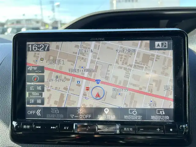 トヨタ エスクァイア ハイブリッド Gi プレミアムパッケージ 岡山県 2018(平30)年 7.7万km ブラック 登録時走行距離76182km/アルバイン9インチナビ/フルセグTV(AM.FM.CD.DVD.TV.BT)/アルパイン12.8インチフリップダウンモニター/ダブルゾーン/両側パワースライドドア/バックカメラ/ETC/ドライブレコーダー/シートヒーター/クリアランスソナー/衝突軽減ブレーキ/クルーズコントロール/レーンキープアシスト/オートマチックハイビーム/15インチ純正AW/純正フロアマット
