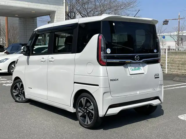 日産 ルークス HWS Gターボ プロパイロットED 静岡県 2020(令2)年 3.7万km ホワイトパール １オーナー/プロパイロット/運転支援システム/ターボ車　/両側パワスラ　/純正ナビ　/全方位カメラ　/地デジ　/オートライト　　/ステアリングスイッチ　/純正１５インチＡＷ/純正ドラレコ/スペアキー/保証書/取説