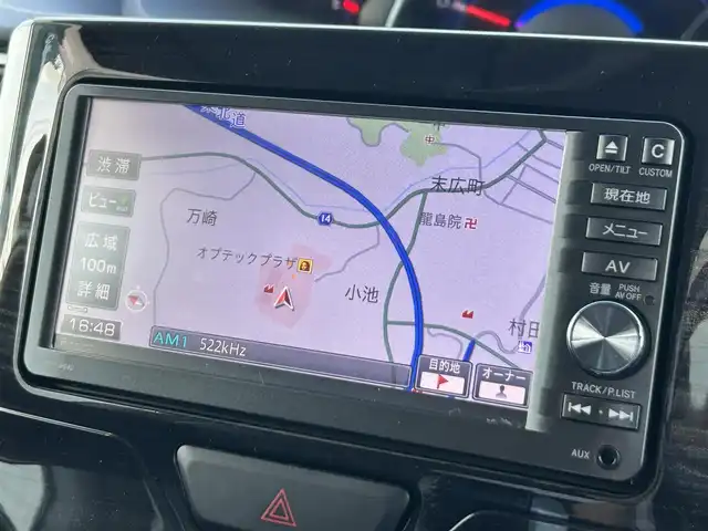 ダイハツ タント カスタム RS SA 道東・釧路十勝 2014(平26)年 8.4万km タングステングレーM ４ＷＤ/純正メモリナビ/(AM FM BT CD DVD)/バックカメラ/両側パワースライドドア/衝突軽減ブレーキ/両側パワースライドドア/オートライト/スマートキー/プッシュスタート/純正フロアマット/ＥＴＣ/取扱説明書