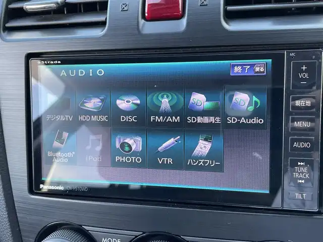 スバル フォレスター 2．0XT アイサイト 道央・札幌 2013(平25)年 13.2万km ダークグレーメタリック ４WD/社外HDDナビ(AM/FM/CD/DVD/BT/HDD/SD)/フルセグ(走行中視聴可)/バックカメラ/MTモード付AT/ウィンカーミラー/ドアバイザー/プッシュスタート/シートヒーター/パワーバックドア/ビルトインETC/ステアリングスイッチ/パドルシフト/クルーズコントロール(追従走行あり)/防眩ミラー/ドライブレコーダー/オートライト/フォグランプ/衝突軽減ブレーキ/レーンキープアシスト/横滑り防止装置/スペアキー/エンジンスターター/積込夏タイヤ/　(純正AW付 225/55R18 17年製 溝２ｍｍ)