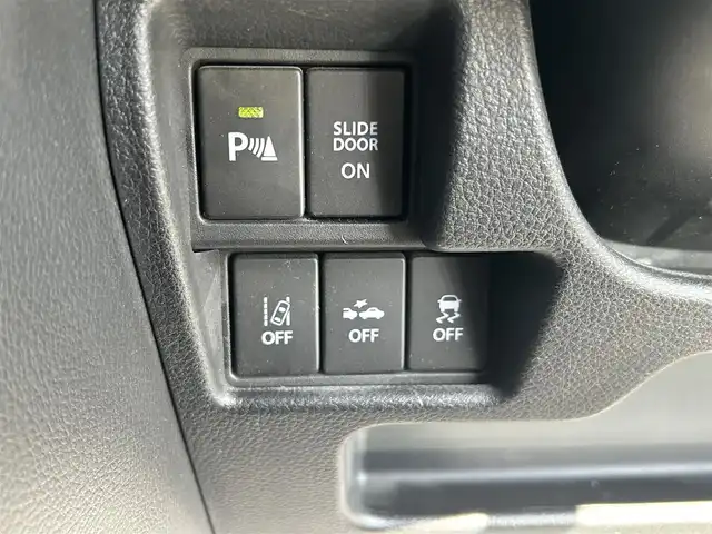 スズキ スペーシア カスタム HYBRID XS ターボ 大阪府 2018(平30)年 5.1万km ブルーイッシュブラックパール3 純正8インチナビ/　（フルセグTV/CD/DVD/Bluetooth/AUX）/社外10.1インチ後席モニター/　（アルパイン製）/全方位モニター/両側パワースライドドア/ハーフレザーシート/　（シートヒーター有）/ドライブレコーダー/クルーズコントロール/純正15インチアルミホイール/ビルトインETC/純正フロアマット