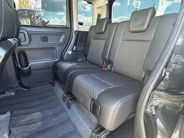 スズキ スペーシア カスタム HYBRID XS ターボ 大阪府 2018(平30)年 5.1万km ブルーイッシュブラックパール3 純正8インチナビ/　（フルセグTV/CD/DVD/Bluetooth/AUX）/社外10.1インチ後席モニター/　（アルパイン製）/全方位モニター/両側パワースライドドア/ハーフレザーシート/　（シートヒーター有）/ドライブレコーダー/クルーズコントロール/純正15インチアルミホイール/ビルトインETC/純正フロアマット