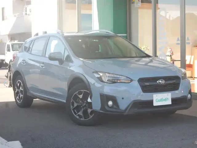 スバル インプレッサ ＸＶ 2．0i－L アイサイト 静岡県 2018(平30)年 5.3万km クールグレーカーキ ワンオーナー/4WD/ルーフレール/純正ウイングレット（ブラック）/アイサイトver.3/・衝突軽減ブレーキ/・車線逸脱警報/・アクティブレーンキープ/・追従機能付きクルーズコントロール/・誤発進、誤後進抑制制御/・先行車発進お知らせ/クリアランスソナー /ブラインドスポットモニター/ステアリングレスポンシブヘッドライト/DIATONE SOUNDナビ/・NR-MZ300-BIN/・フルセグ/・DVD再生/・CD再生/・Bluetooth/・SD/バックカメラ/純正ドライブレコーダー/MTモードAT/パドルシフト/左右独立型オートエアコン/ビルトインETC2.0/本革巻きステアリング/SIドライブ/Xモード/ヒルホールド機能/ISOFIX/アイドリングストップ/オートライト/純正LEDヘッドライト/フォグライト/リアフォグライト/オートワイパー/オートリトラミラー/ウインカーミラー/前オートウインドウ/純正フロアマット/プッシュスタート/スマートキー×2/取扱説明書/新車保証書