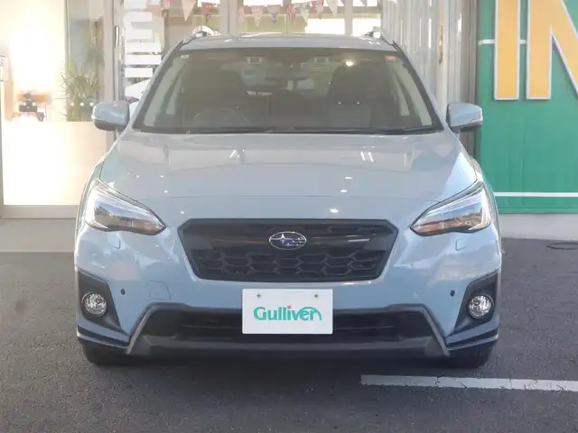 スバル インプレッサ ＸＶ 2．0i－L アイサイト 静岡県 2018(平30)年 5.3万km クールグレーカーキ ワンオーナー/4WD/ルーフレール/純正ウイングレット（ブラック）/アイサイトver.3/・衝突軽減ブレーキ/・車線逸脱警報/・アクティブレーンキープ/・追従機能付きクルーズコントロール/・誤発進、誤後進抑制制御/・先行車発進お知らせ/クリアランスソナー /ブラインドスポットモニター/ステアリングレスポンシブヘッドライト/DIATONE SOUNDナビ/・NR-MZ300-BIN/・フルセグ/・DVD再生/・CD再生/・Bluetooth/・SD/バックカメラ/純正ドライブレコーダー/MTモードAT/パドルシフト/左右独立型オートエアコン/ビルトインETC2.0/本革巻きステアリング/SIドライブ/Xモード/ヒルホールド機能/ISOFIX/アイドリングストップ/オートライト/純正LEDヘッドライト/フォグライト/リアフォグライト/オートワイパー/オートリトラミラー/ウインカーミラー/前オートウインドウ/純正フロアマット/プッシュスタート/スマートキー×2/取扱説明書/新車保証書