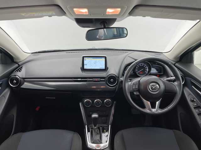 マツダ デミオ 13S 長野県 2015(平27)年 2.4万km ブルーリフレックスマイカ 4WD/ワンオーナー/純正SDナビ&フルセグTV&CD&DVD&USB&BT/衝突軽減ブレーキ/アイドリングストップ/ステアリングスイッチ/バックカメラ/ETC/LEDヘッドライト/オートライト/電動格納ミラー/純正15インチAW付サマータイヤ装着/社外AW付スタッドレスタイヤ積込/純正フロアマット/プッシュスタート/スマートキー/スペアキー1本/取扱説明書/新車保証書