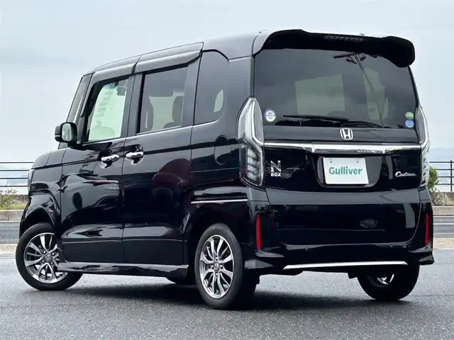 ホンダ Ｎ ＢＯＸ カスタム L 島根県 2021(令3)年 3.5万km クリスタルブラックパール 社外メモリナビ/バックカメラ/片側パワースライドドア/ETC/レーダークルーズコントロール/コーナーセンサー/ステアリングスイッチ/前席シートヒーター/純正14インチAW/LEDオートライト/LEDフォグライト/電動格納ミラー/ウィンカーミラー/社外ドライブレコーダー/プッシュスタート/スマートキー×2