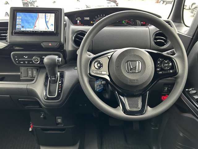 ホンダ Ｎ ＢＯＸ カスタム L 島根県 2021(令3)年 3.5万km クリスタルブラックパール 社外メモリナビ/バックカメラ/片側パワースライドドア/ETC/レーダークルーズコントロール/コーナーセンサー/ステアリングスイッチ/前席シートヒーター/純正14インチAW/LEDオートライト/LEDフォグライト/電動格納ミラー/ウィンカーミラー/社外ドライブレコーダー/プッシュスタート/スマートキー×2