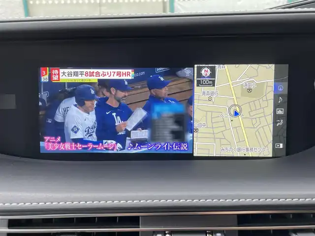 レクサス ＬＳ 500h エグゼクティブ 青森県 2017(平29)年 5.2万km マンガンラスター 4WD/純正ナビ/ (CD、DVD、BT、USB)/フルセグTV/バックカメラ/パノラミックビューモニター/リアエンターテインメントシステム/マークレビンソンサウンドシステム/ムーンルーフ/L-ANILINE本革シート/全席パワーシート/全席シートヒーター /全席ベンチレーション/LexusSafetySystem+A/・プリクラッシュセーフティ/・クロストラフィックアラート/・レーダークルーズコントロール/・レーントレーシングアシスト/・車線逸脱警報/・ロードサインアシスタント/・オートマチックハイビーム/・アダプティブハイビームシステム/・先行車発進告知/パーキングサポートアラート/ブラインドスポットモニター/ヘッドアップディスプレイ/デジタルインナーミラー/ハンズフリーパワートランクリッド/後席シェード/オートライト/LEDヘッドライト/リアフォグランプ/ETC2.0/純正エンジンスターター /クレンツェ20インチアルミホイール/積込タイヤ/取扱説明書/保証書