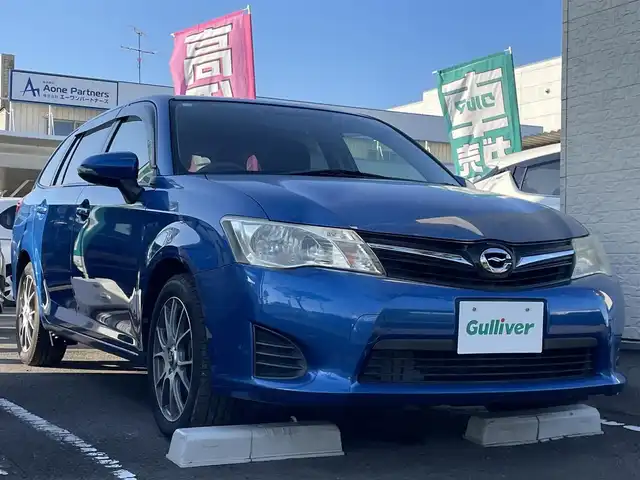 トヨタ カローラ フィールダー 1．5G 宮城県 2012(平24)年 10.2万km コバルトブルーメタリック 社外HDDナビ/フルセグTV/Bluetooth/社外16インチAW/ETC/スペアキー