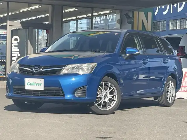 トヨタ カローラ フィールダー 1．5G 宮城県 2012(平24)年 10.2万km コバルトブルーメタリック 社外HDDナビ/フルセグTV/Bluetooth/社外16インチAW/ETC/スペアキー