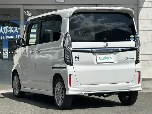 ホンダ Ｎ ＢＯＸ L ターボ 岩手県 2021(令3)年 3万km プラチナホワイトパール ワンオーナー/4WD/ホンダセンシング/社外ナビ/両側パワースライドドア/前方ドライブレコーダー/バックカメラ/シートヒーター/LEDヘッドライト/フォグランプ/オートライト/ヘッドライトレベライザー/純正15インチアルミホイール/Bluetooth/プッシュスタート/スマートキー/エンジンスターターリモコン