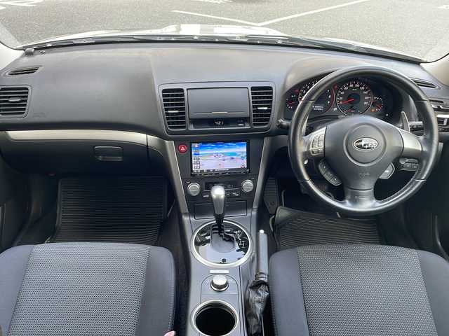 スバル レガシィ ツーリングワゴン 2．0GT 神奈川県 2007(平19)年 4.7万km スティールシルバーメタリック ワンオーナー/社外SDナビ/　Bluetooth/CD/DVD/USB/フルセグTV/パドルシフト/運転席パワーシート/プッシュスタート/社外17インチAW/純正フロアマット/電格ミラー/保証書/取扱説明書