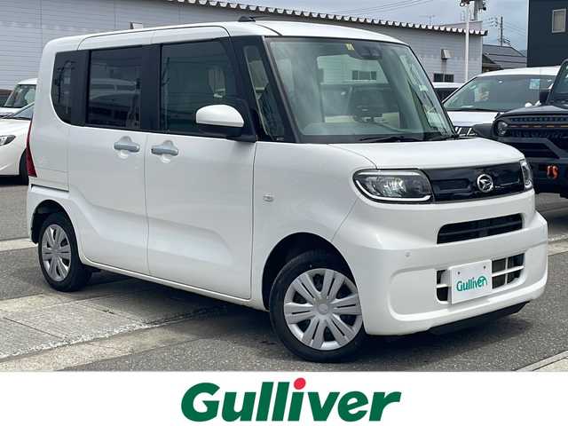 ダイハツ タント X 秋田県 2019(令1)年 6.2万km ホワイト 社外SDナビ/バックカメラ/社外ETC/前後ドライブレコーダー/前後コーナーセンサー/クリアランスソナー/車線逸脱警報/片側パワースライド/運助シートヒーター/衝突被害軽減システム/社外フロアマット/USB入力端子/スペアキー