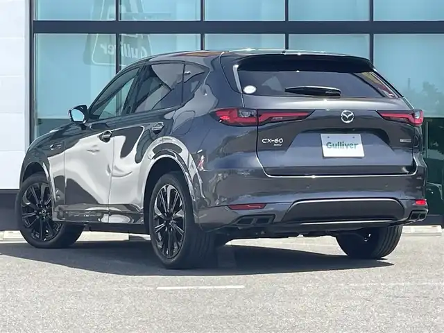 マツダ ＣＸ－６０ XD HV エクスクルーシブスポーツ 和歌山県 2022(令4)年 1.9万km マシーングレープレミアムM 純正12.3型ナビ/フルセグTV/（AM/FM/USB/Bluetooth）/全方位カメラ/BOSEプレミアムサウンド/衝突軽減ブレーキ/横滑り防止機能/コーナーセンサー/ブラインドスポットモニター/ヘッドアップディスプレイ/レーンキープアシスト/アイドリングストップ/シートエアーベンチレーション/ステアリングヒーター/ビルトインETC/ドライブレコーダー/電動パーキング/オートホールド/LEDヘッドライト/オートライト