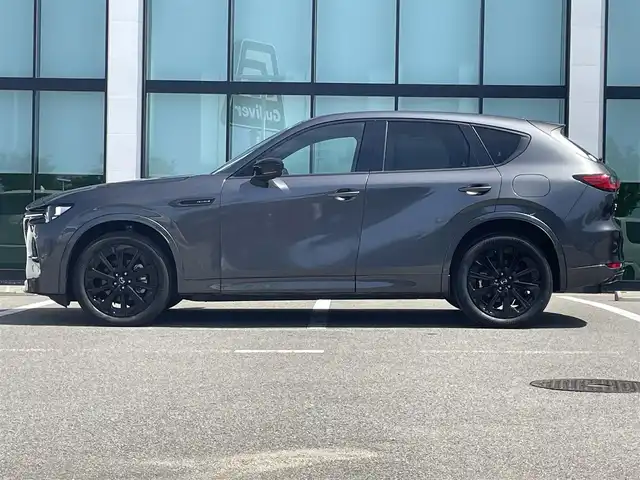 マツダ ＣＸ－６０ XD HV エクスクルーシブスポーツ 和歌山県 2022(令4)年 1.9万km マシーングレープレミアムM 純正12.3型ナビ/フルセグTV/（AM/FM/USB/Bluetooth）/全方位カメラ/BOSEプレミアムサウンド/衝突軽減ブレーキ/横滑り防止機能/コーナーセンサー/ブラインドスポットモニター/ヘッドアップディスプレイ/レーンキープアシスト/アイドリングストップ/シートエアーベンチレーション/ステアリングヒーター/ビルトインETC/ドライブレコーダー/電動パーキング/オートホールド/LEDヘッドライト/オートライト