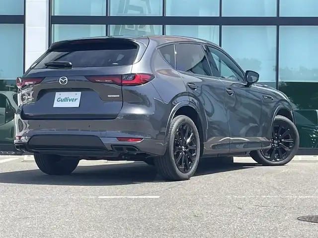 マツダ ＣＸ－６０ XD HV エクスクルーシブスポーツ 和歌山県 2022(令4)年 1.9万km マシーングレープレミアムM 純正12.3型ナビ/フルセグTV/（AM/FM/USB/Bluetooth）/全方位カメラ/BOSEプレミアムサウンド/衝突軽減ブレーキ/横滑り防止機能/コーナーセンサー/ブラインドスポットモニター/ヘッドアップディスプレイ/レーンキープアシスト/アイドリングストップ/シートエアーベンチレーション/ステアリングヒーター/ビルトインETC/ドライブレコーダー/電動パーキング/オートホールド/LEDヘッドライト/オートライト