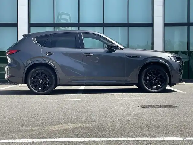 マツダ ＣＸ－６０ XD HV エクスクルーシブスポーツ 和歌山県 2022(令4)年 1.9万km マシーングレープレミアムM 純正12.3型ナビ/フルセグTV/（AM/FM/USB/Bluetooth）/全方位カメラ/BOSEプレミアムサウンド/衝突軽減ブレーキ/横滑り防止機能/コーナーセンサー/ブラインドスポットモニター/ヘッドアップディスプレイ/レーンキープアシスト/アイドリングストップ/シートエアーベンチレーション/ステアリングヒーター/ビルトインETC/ドライブレコーダー/電動パーキング/オートホールド/LEDヘッドライト/オートライト