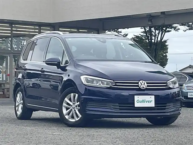 フォルクスワーゲン ゴルフ トゥーラン TSI ハイライン 宮城県 2018(平30)年 11.6万km アトランティックブルーM /ワンオーナー//純正メモリナビ//CD/DVD/SD/BT/USB/MSV/フルセグテレビ//バックカメラ//レーダークルーズコントロール//パドルシフト//プリクラッシュセーフティ//前席シートヒーター//ビルトインETC2.0//パークアシスト//パワーバックドア//LEDヘッドライト//純正ドライブレコーダー//スマートキーx2