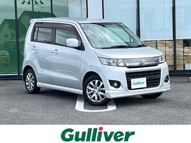 スズキ ワゴンＲ スティングレー リミテッド 岐阜県 2011(平23)年 8.2万km シルキーシルバーメタリック 登録時走行距離81194km/純正オーディオ/プッシュスタート/ウィンカーミラー/バックモニター/スマートキー/スペアキー１本/ＡＵＸ接続/ベンチシート/純正フロアマット/シートヒーター/純正アルミホイール/オートライト/キセノンヘッドライト