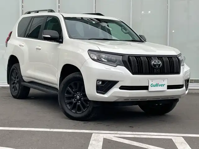 トヨタ ランドクルーザー プラド TX Lパッケージ マットブラED 神奈川県 2023(令5)年 3.8万km ホワイトパールクリスタルシャイン 純正メモリナビ 　Bluetooth/全方位カメラ /追従走行付きクルーズコントロール　/パワーシート　/シートヒータ/エアシート　/コーナーセンサー　/前後ドライブレコーダー　/純正アルミホイール　/ハーフレザーシート　