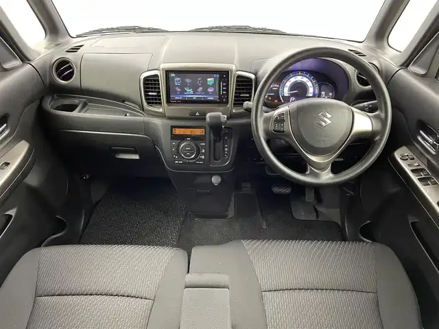 スズキ スペーシア カスタム Z 富山県 2017(平29)年 4.3万km ブルーイッシュブラックパール3 スマートキー/4WD/社外メモリナビ/(CD/DVD/BT/フルセグTV)/バックカメラ/衝突軽減ブレーキ/車線逸脱防止機能/シートヒーター/オートライト/片側パワースライドドア/LEDヘッドライト/スペアキー×1/取説＆保証書