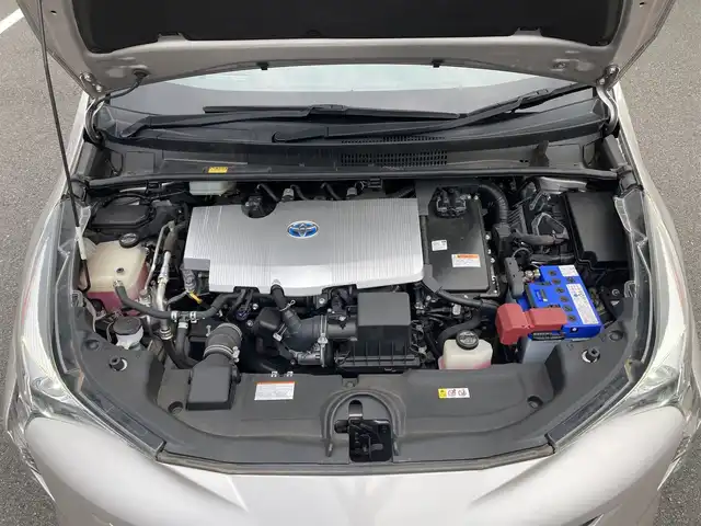トヨタ プリウス A プレミアム　ツーリングセレ 栃木県 2018(平30)年 5.1万km スティールブロンドM トヨタセーフティセンス/純正9インチナビ/フルセグTV/DVD/Bluetooth/MSV/USB/HDMI/バックカメラ/ビルトインETC2.0/前後ドライブレコーダー/黒革シート/パワーシート/シートヒーター/パーキングアシスト/ヘッドアップディスプレイ/ブラインドスポットモニター/クリアランスソナー/レーダークルーズコントロール/LEDヘッドライト/フォグランプ/ドライブサポートイルミネーション/スマートキー×2