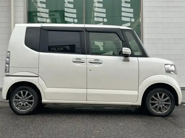 ホンダ Ｎ ＢＯＸ G Lパッケージ 新潟県 2015(平27)年 11.8万km プレミアムホワイトパールⅡ ワンオーナー/ワンセグテレビ/バックカメラ/ドアバイザー/片側パワースライドドア/ETC/ウィンカーミラー/シートヒーター/メモリナビ/電動格納ミラー