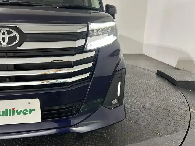 トヨタ ルーミー カスタムG 愛媛県 2023(令5)年 0.2万km クールバイオレットクリスタルシャイン ・９型ディスプレイオーディオ/（ＢＴ・フルセグＴＶ・ＦＭＡＭ・ＡｐｐｌｅＣａｒｐｌａｙ・ＡｎｄｒｏｉｄＡｕｔｏ・ＵＳＢ接続）/・全方位カメラ　/・前後ドライブレコーダー　/・レーダークルーズコントロール　/・両側パワースライドドア/・衝突軽減ブレーキ/・前後コーナーセンサー/・リヤドアサンシェード/・スペアキー