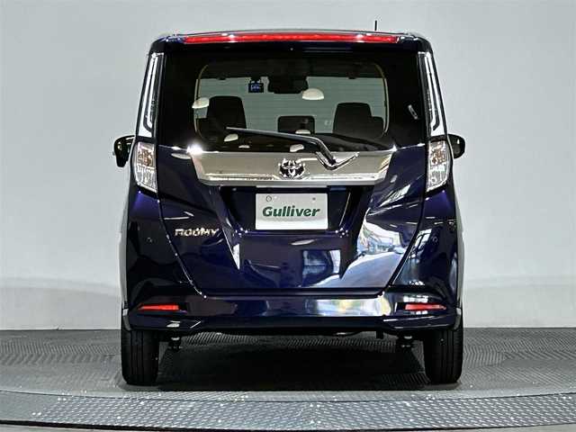 トヨタ ルーミー カスタムG 愛媛県 2023(令5)年 0.2万km クールバイオレットクリスタルシャイン ・９型ディスプレイオーディオ/（ＢＴ・フルセグＴＶ・ＦＭＡＭ・ＡｐｐｌｅＣａｒｐｌａｙ・ＡｎｄｒｏｉｄＡｕｔｏ・ＵＳＢ接続）/・全方位カメラ　/・前後ドライブレコーダー　/・レーダークルーズコントロール　/・両側パワースライドドア/・衝突軽減ブレーキ/・前後コーナーセンサー/・リヤドアサンシェード/・スペアキー