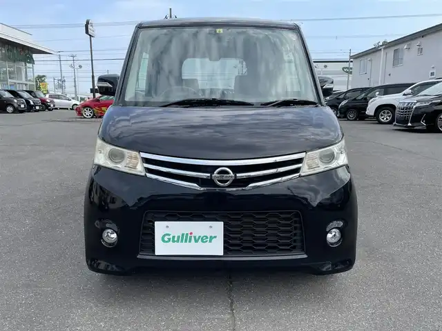 日産 ルークス ハイウェイスター アーバンセレ 道央・札幌 2010(平22)年 8.5万km ブルーイッシュブラック 登録時走行距離84/277ｋｍ/　４　Ｗ　Ｄ　/純正ＨＤＤナビ（CD/DVD/FM/AM/SD）/ワンセグ（走行中視聴不可）/バックカメラ/ウィンカーミラー/ドアバイザー/プッシュスタート/両側パワースライドドア/ETC/スマートキー/ドライブレコーダー/ベンチシート/純正フロアマット/シートヒーター（運転席）/盗難防止装置/オートライト/社外エンジンスターター/フォグランプ/電動格納ミラー/バニティミラー/ミラーヒーター/ワイパー間欠時間コントローラー/積込冬タイヤ（純正AW/165/55/R14/18年製/溝7ｍｍ）